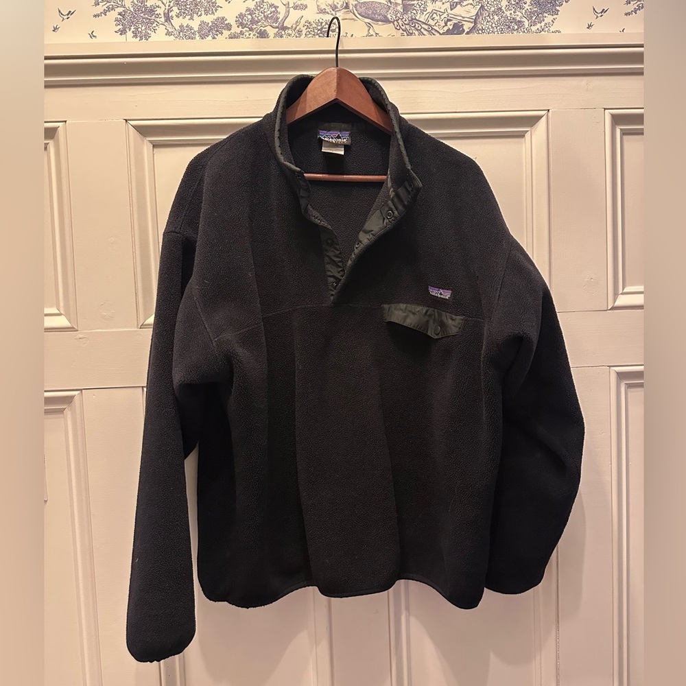 Patagonia Synchilla men’s 1/4 snap pullover- large